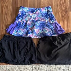 Old Navy, Cat & Jack, Member Mark Purple and Black Skorts Versatile Bott…
